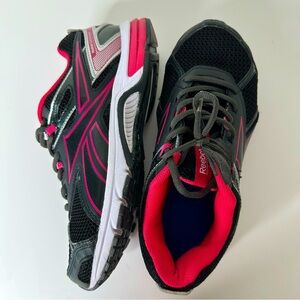 Reebok Quickchase Pink Black Womens Running Athletic Shoes